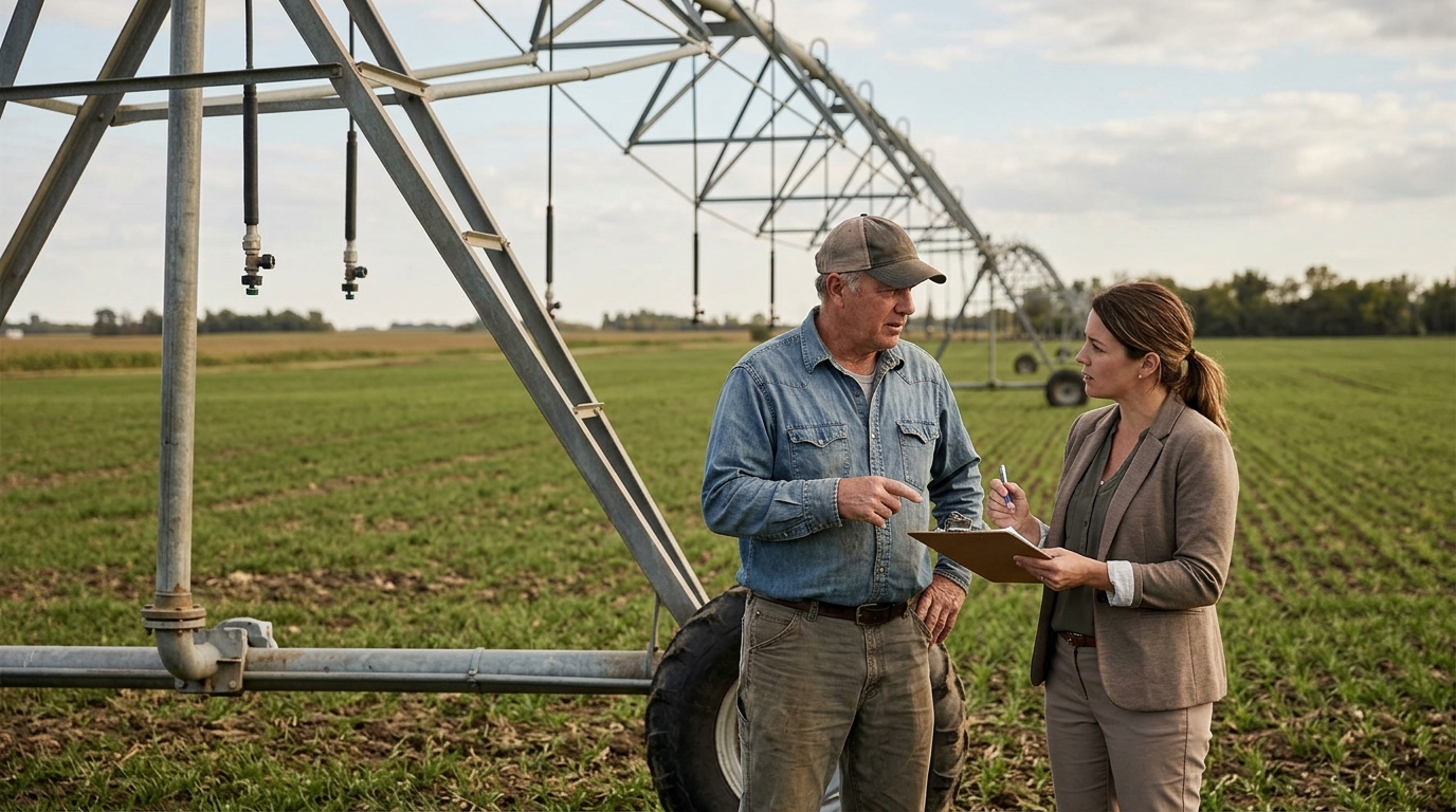 Illustration: How to Get an Irrigation Loan with Average Credit in 2026