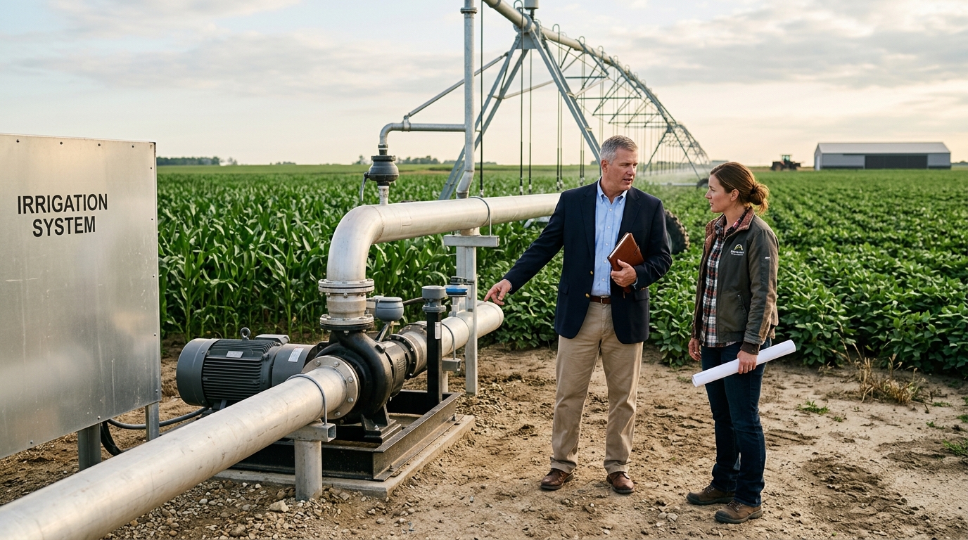 Illustration: Financing Irrigation Pump Upgrades: A 2026 Guide for Growers