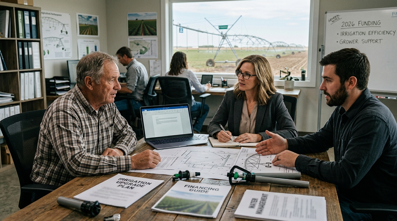 Illustration: Working Capital Loans for Farmers: A 2026 Guide to Financing Irrigation Upgrades